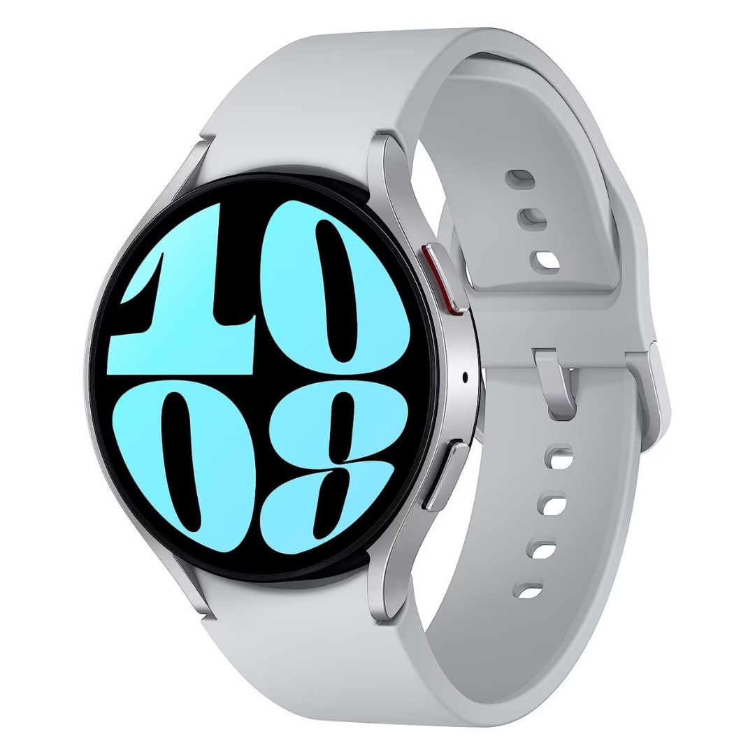 Samsung Galaxy Watch6 Aluminum Smartwatch 44mm BT - Silver - SM-R940NZSAXAA