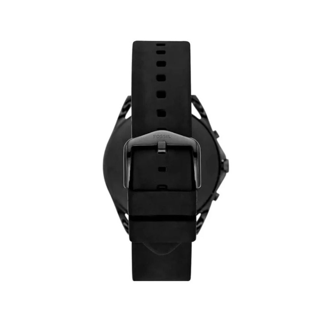 Verizon - Fossil - Gen 5 LTE Smartwatch (Cellular) 45mm - Black Silicone - FTW40534