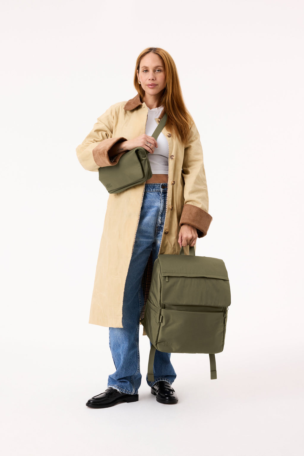 Resale The Ultimate Diaper Backpack in Olive