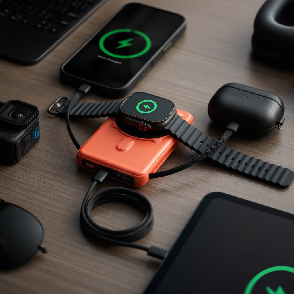 Magnetic Power Bank Bundle (2-Pack) - Basecamp Orange